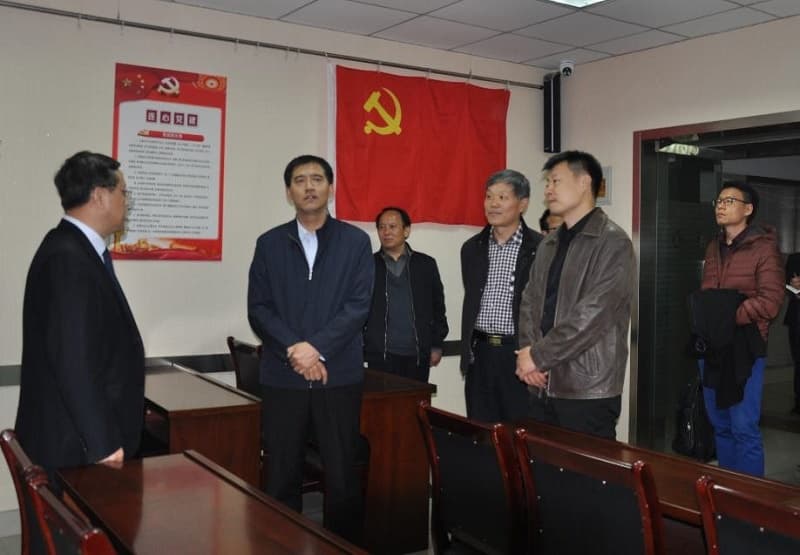 千佛山辦事處黨政領(lǐng)導班子集中到濟南連心物業(yè)調(diào)研企業(yè)黨建文化建設(shè)工作