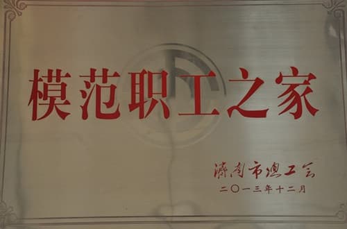 公司工會(huì)榮獲全國(guó)模范職工之家稱(chēng)號(hào)